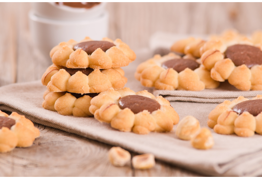 Recette rapide de biscuits à la crème de noisettes